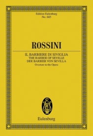 Rossini: The Barber of Seville (Study Score) published by Eulenburg
